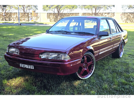 04/1987 Holden VL Commodore Executive 4d Sedan Burgundy V8 5.0L - Modified