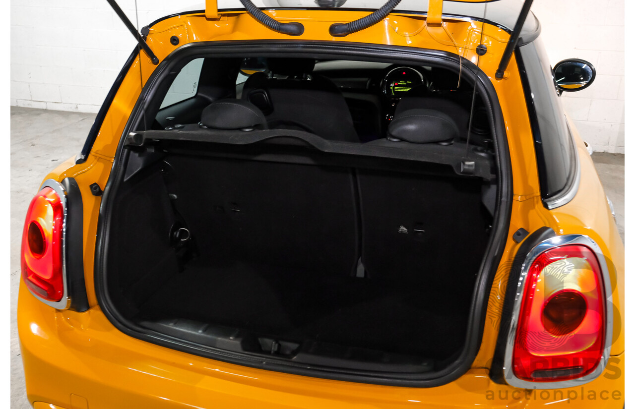 11/2015 Mini Cooper S F56 3D Hatchback Volcanic Orange / Midnight Black Turbo 2.0L