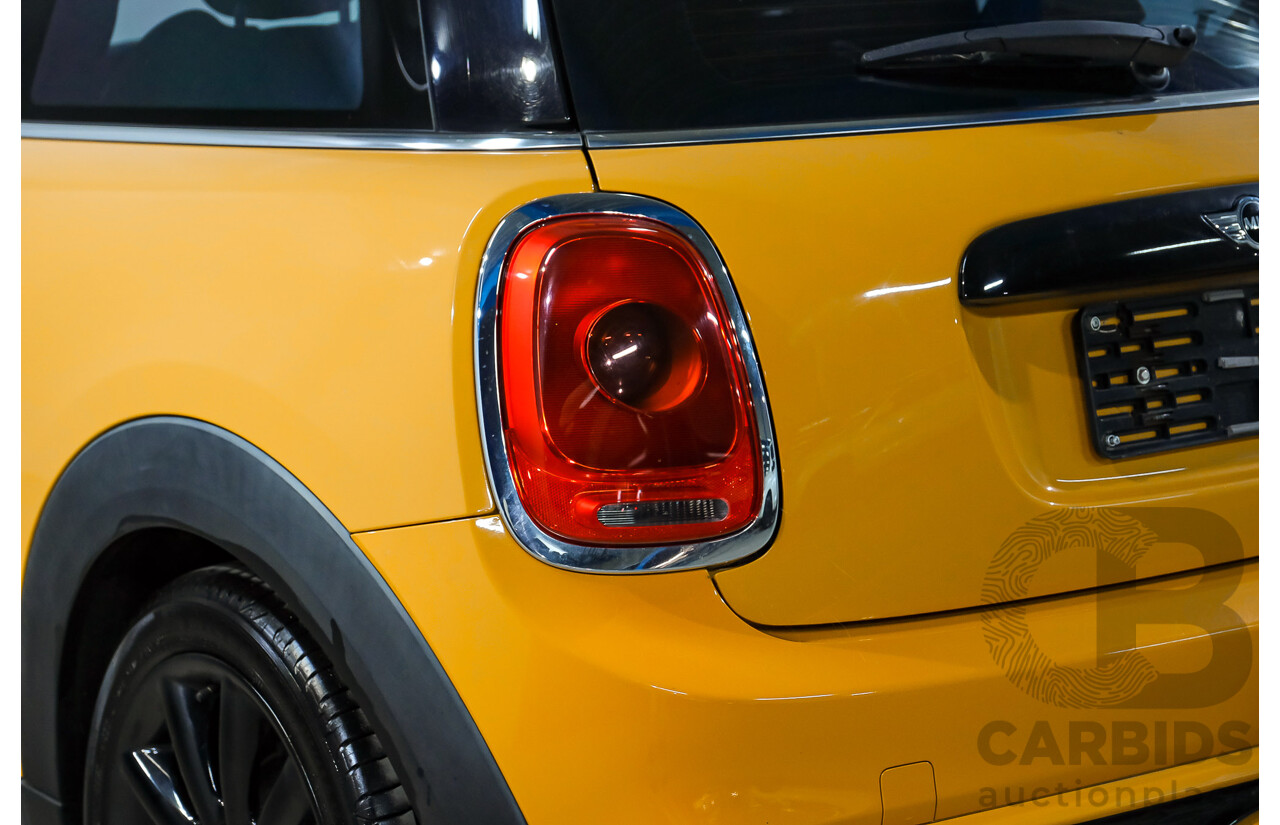 11/2015 Mini Cooper S F56 3D Hatchback Volcanic Orange / Midnight Black Turbo 2.0L