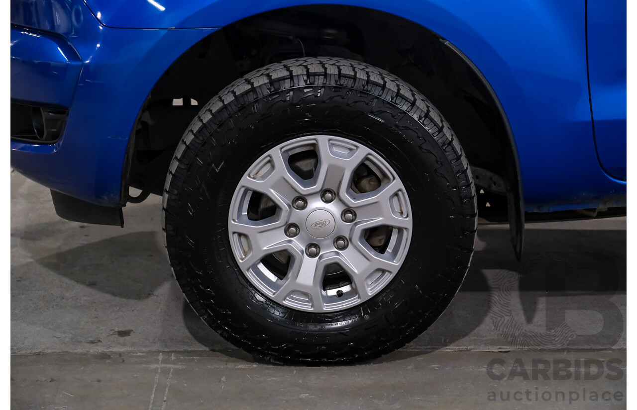 10/2017 Ford Ranger XLS (4x4) PX MKII (MY17 Update) Dual Cab Utility Performance Blue Metallic Turbo Diesel 3.2L