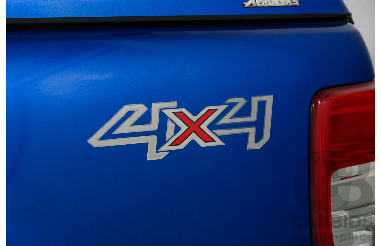 10/2017 Ford Ranger XLS (4x4) PX MKII (MY17 Update) Dual Cab Utility Performance Blue Metallic Turbo Diesel 3.2L