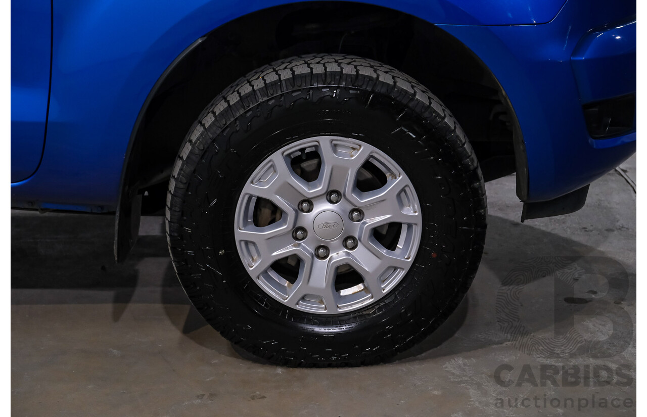 10/2017 Ford Ranger XLS (4x4) PX MKII (MY17 Update) Dual Cab Utility Performance Blue Metallic Turbo Diesel 3.2L