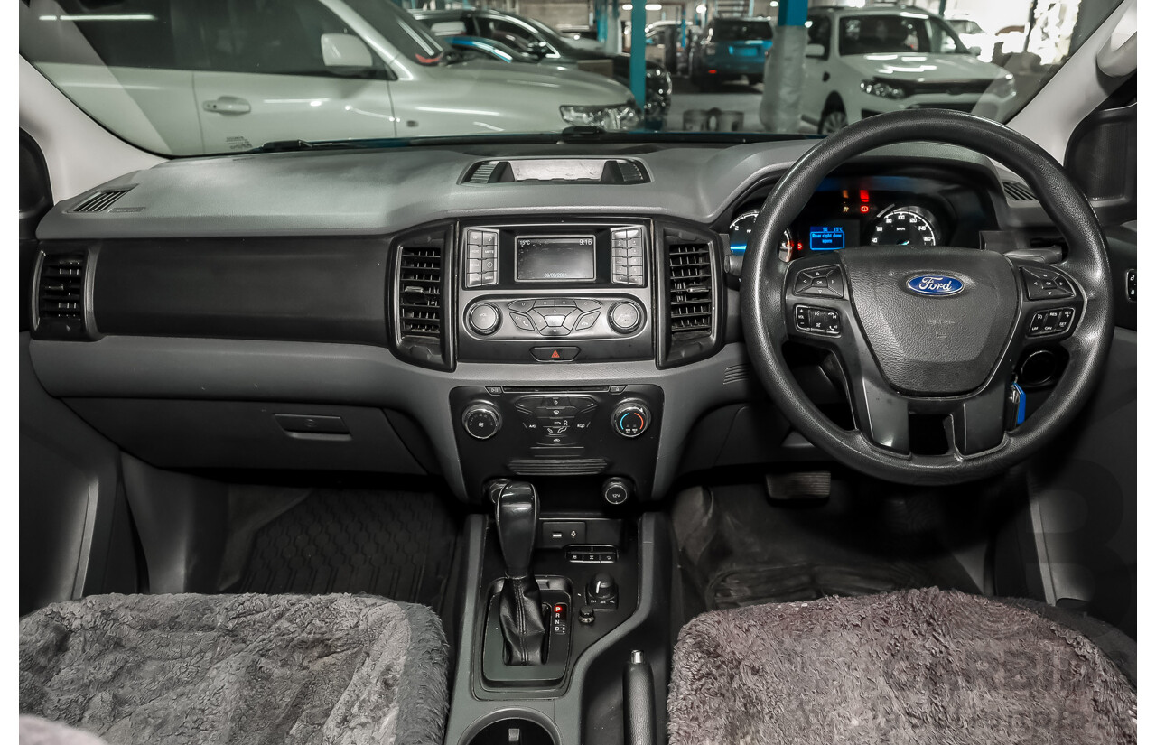 10/2017 Ford Ranger XLS (4x4) PX MKII (MY17 Update) Dual Cab Utility Performance Blue Metallic Turbo Diesel 3.2L
