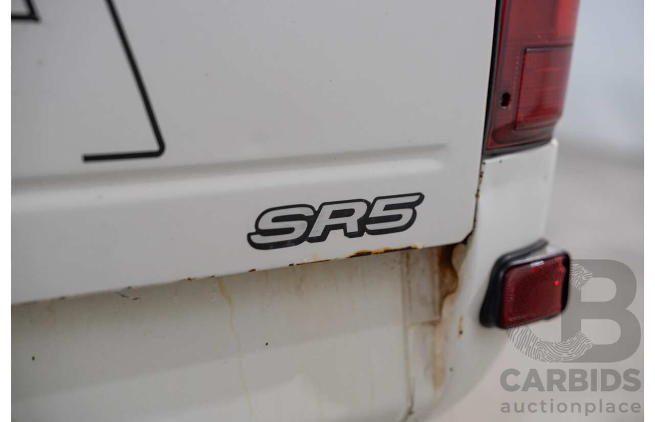 03/2003 Toyota Hilux SR5 (4x4) VZN167R Dual Cab P/Up White 3.4L