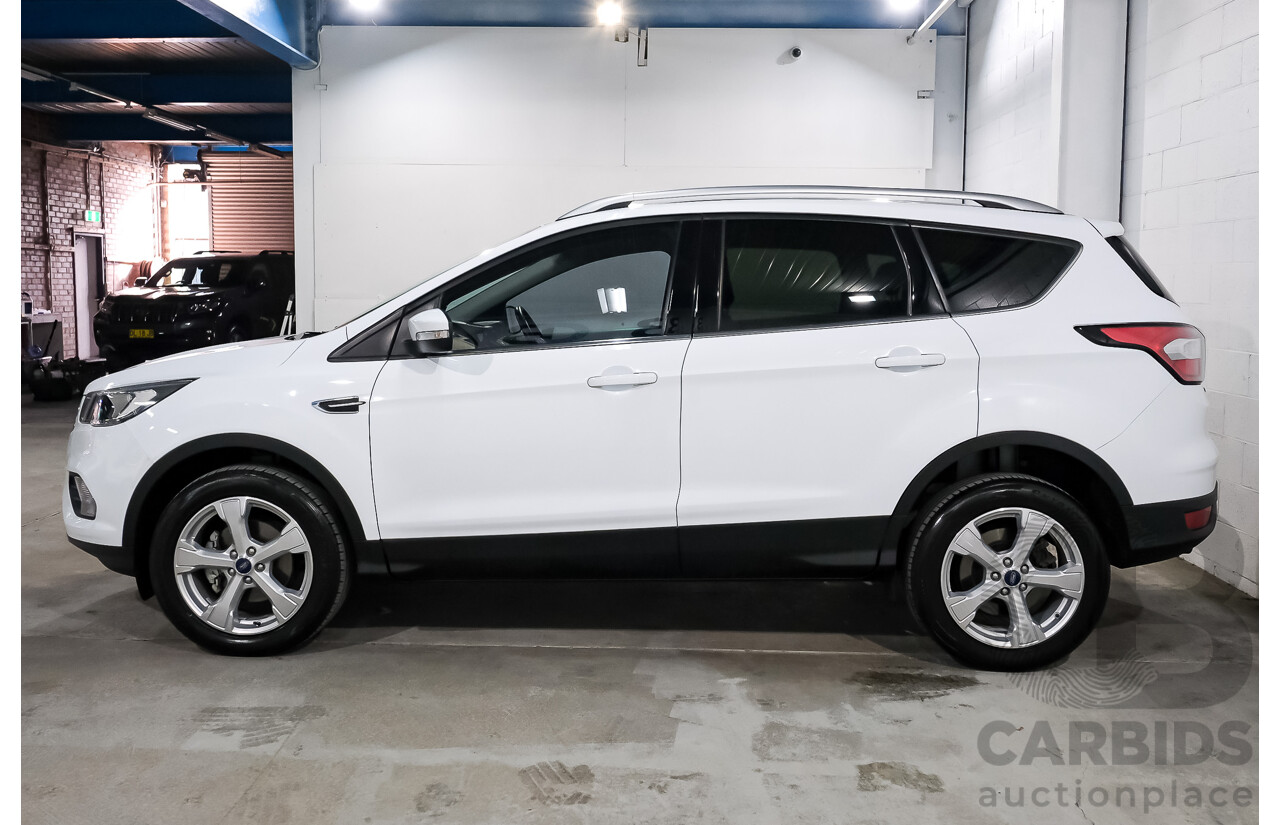 05/2019 Ford Escape Trend ZG MY19.75 4d Wagon White Turbo 1.5L