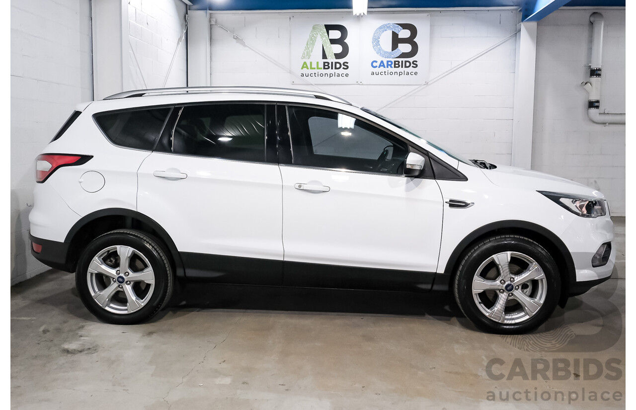 05/2019 Ford Escape Trend ZG MY19.75 4d Wagon White Turbo 1.5L