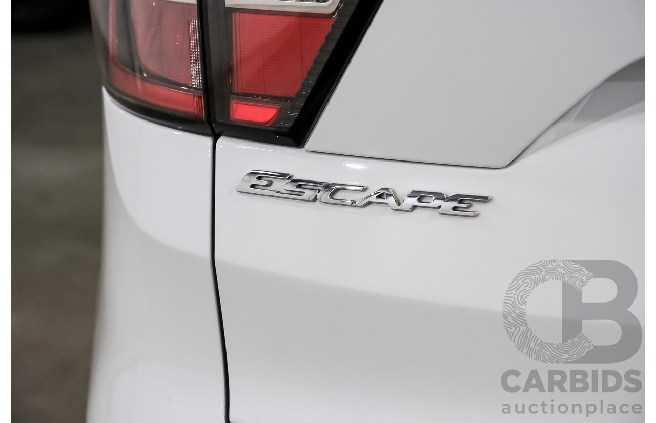 05/2019 Ford Escape Trend ZG MY19.75 4d Wagon White Turbo 1.5L