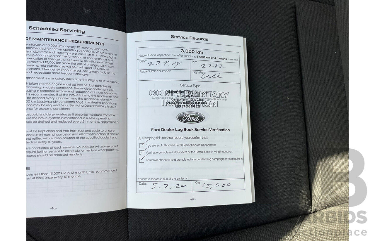 05/2019 Ford Escape Trend ZG MY19.75 4d Wagon White Turbo 1.5L