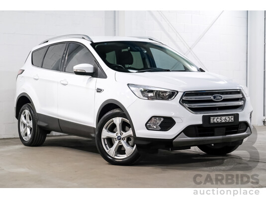 05/2019 Ford Escape Trend ZG MY19.75 4d Wagon White Turbo 1.5L