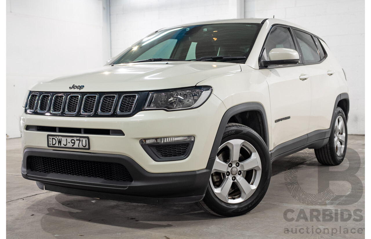 03/2018 Jeep Compass Sport M6 MY18 4d Wagon White 2.4L