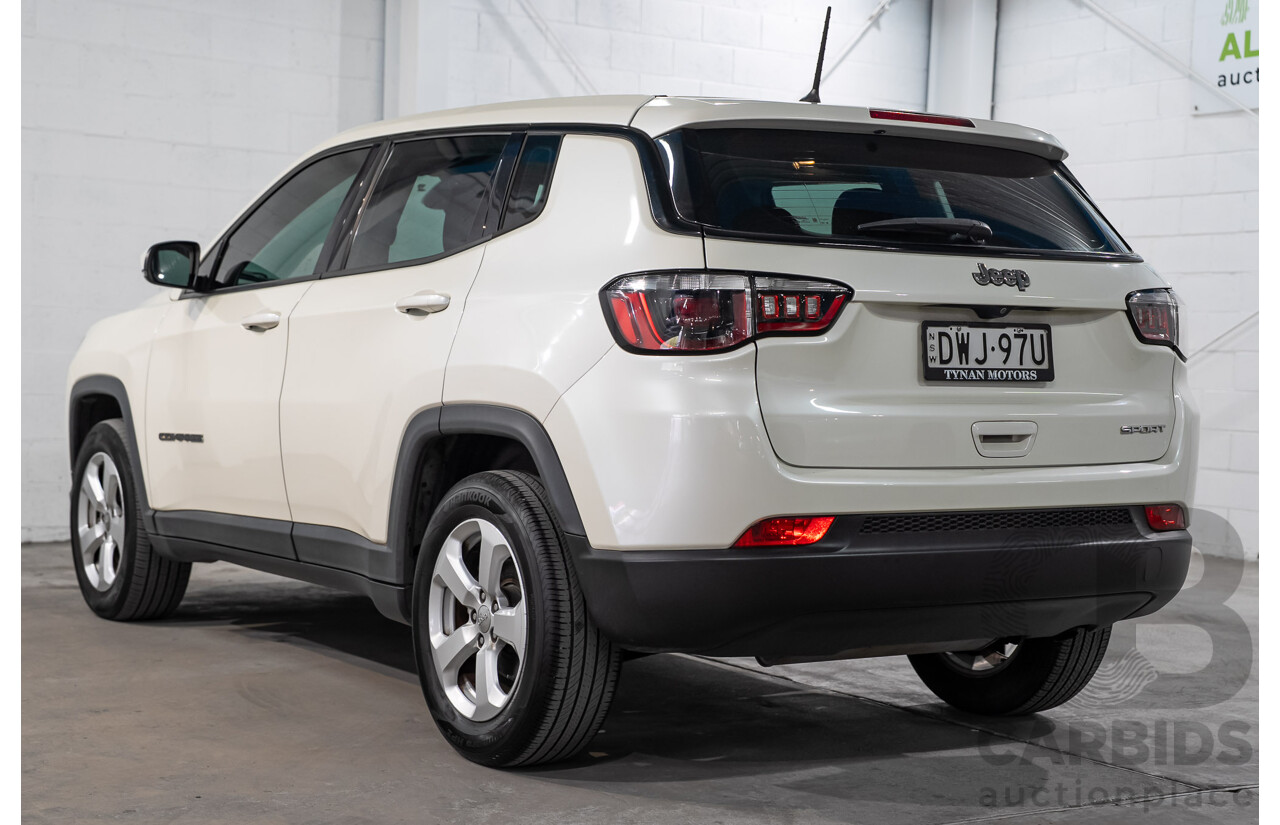 03/2018 Jeep Compass Sport M6 MY18 4d Wagon White 2.4L