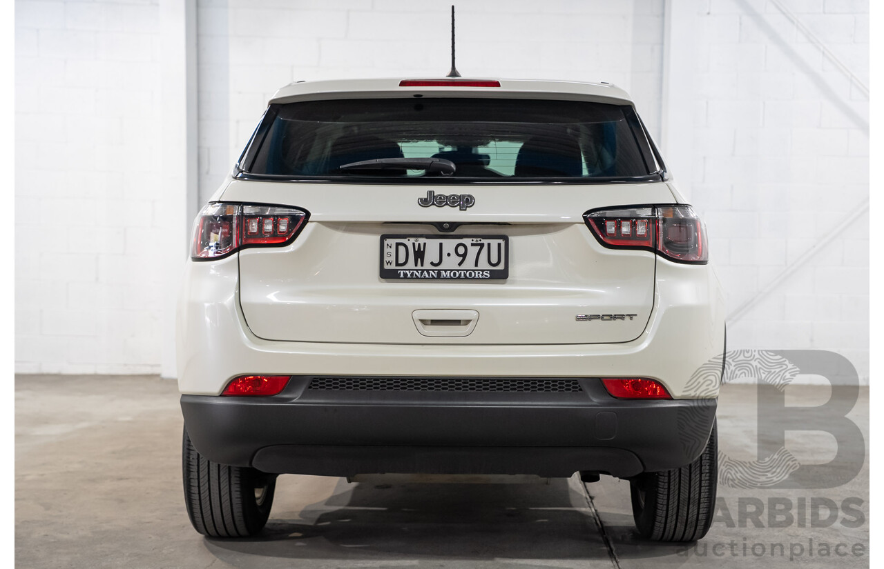 03/2018 Jeep Compass Sport M6 MY18 4d Wagon White 2.4L