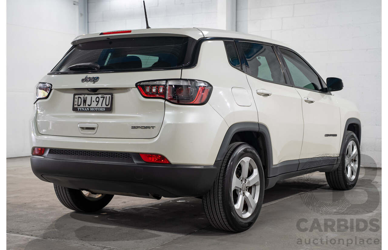 03/2018 Jeep Compass Sport M6 MY18 4d Wagon White 2.4L
