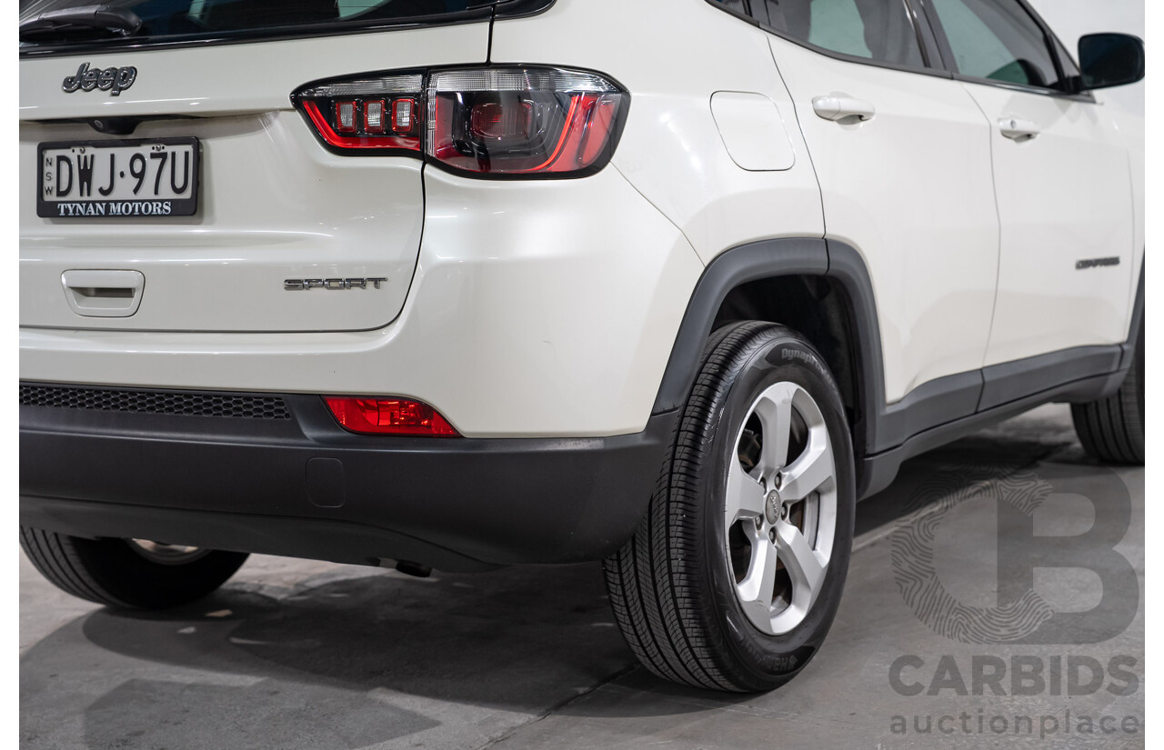 03/2018 Jeep Compass Sport M6 MY18 4d Wagon White 2.4L
