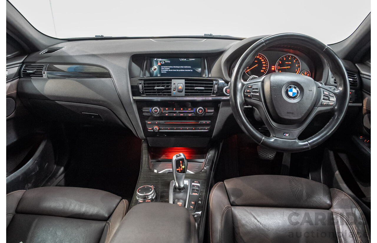 03/2015 BMW X4 xDrive20i AWD F26 MY15 5d Coupe Alpin White Turbo 2.0L