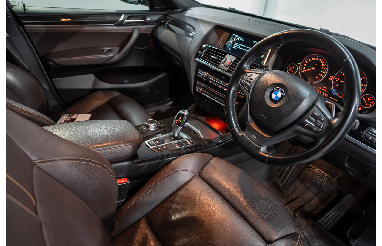03/2015 BMW X4 xDrive20i AWD F26 MY15 5d Coupe Alpin White Turbo 2.0L