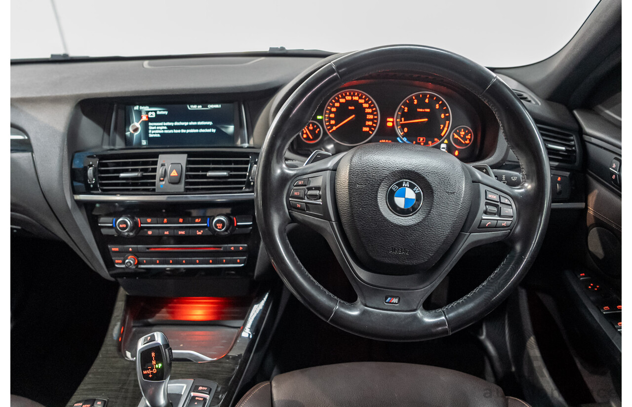 03/2015 BMW X4 xDrive20i AWD F26 MY15 5d Coupe Alpin White Turbo 2.0L