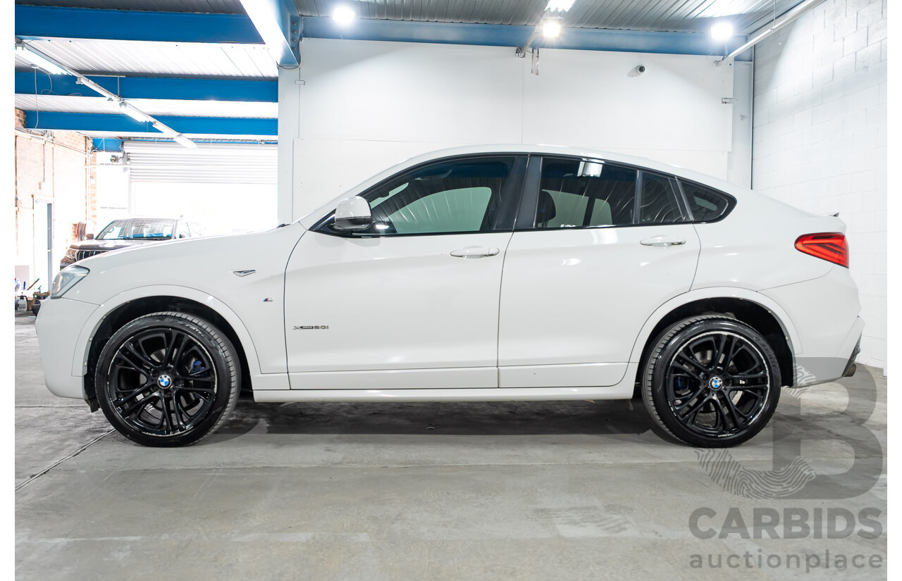03/2015 BMW X4 xDrive20i AWD F26 MY15 5d Coupe Alpin White Turbo 2.0L
