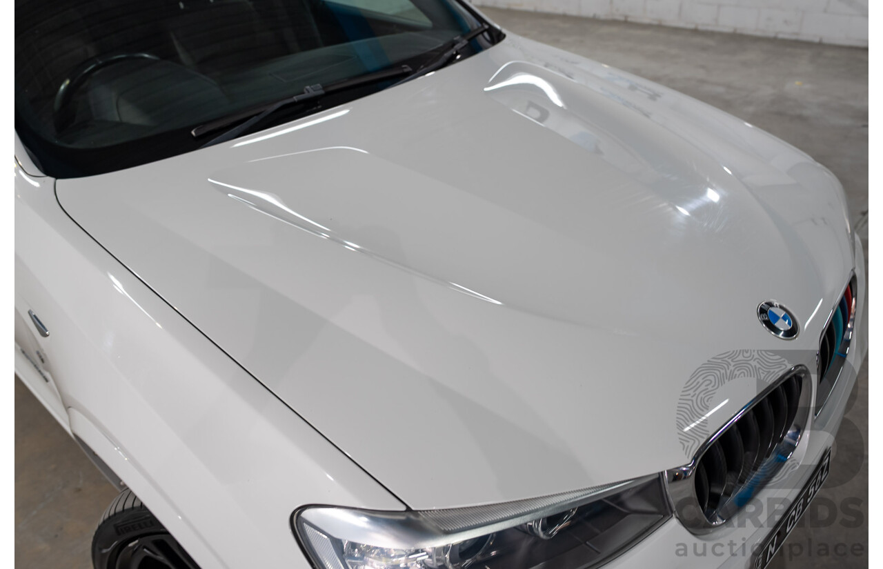 03/2015 BMW X4 xDrive20i AWD F26 MY15 5d Coupe Alpin White Turbo 2.0L
