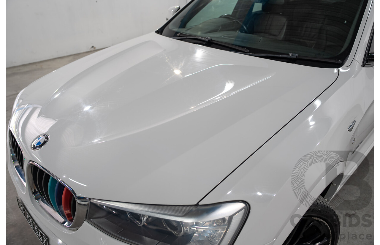 03/2015 BMW X4 xDrive20i AWD F26 MY15 5d Coupe Alpin White Turbo 2.0L