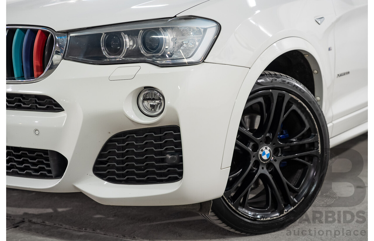 03/2015 BMW X4 xDrive20i AWD F26 MY15 5d Coupe Alpin White Turbo 2.0L