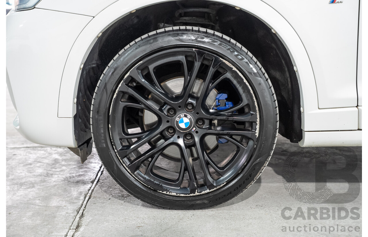 03/2015 BMW X4 xDrive20i AWD F26 MY15 5d Coupe Alpin White Turbo 2.0L