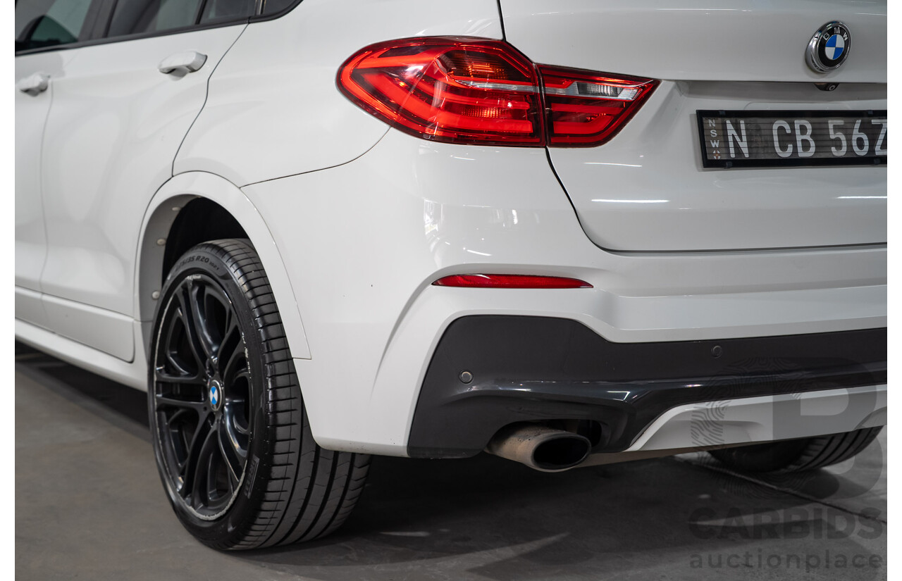 03/2015 BMW X4 xDrive20i AWD F26 MY15 5d Coupe Alpin White Turbo 2.0L