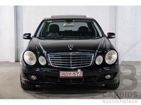 09/2008 Mercedes-Benz E280 CDI Avantgarde MY07 Upgrade 4D Sedan Black Turbo Diesel 3.0L