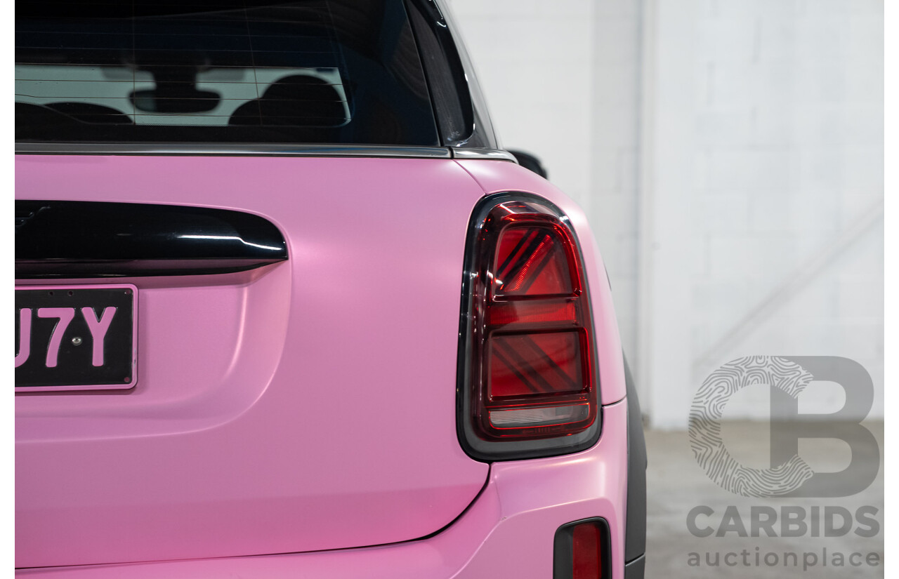 2/2022 Mini Countryman John Cooper Works Classic (AWD) F60 5d Wagon Rebel Green / Wrapped Pink Turbo 2.0L