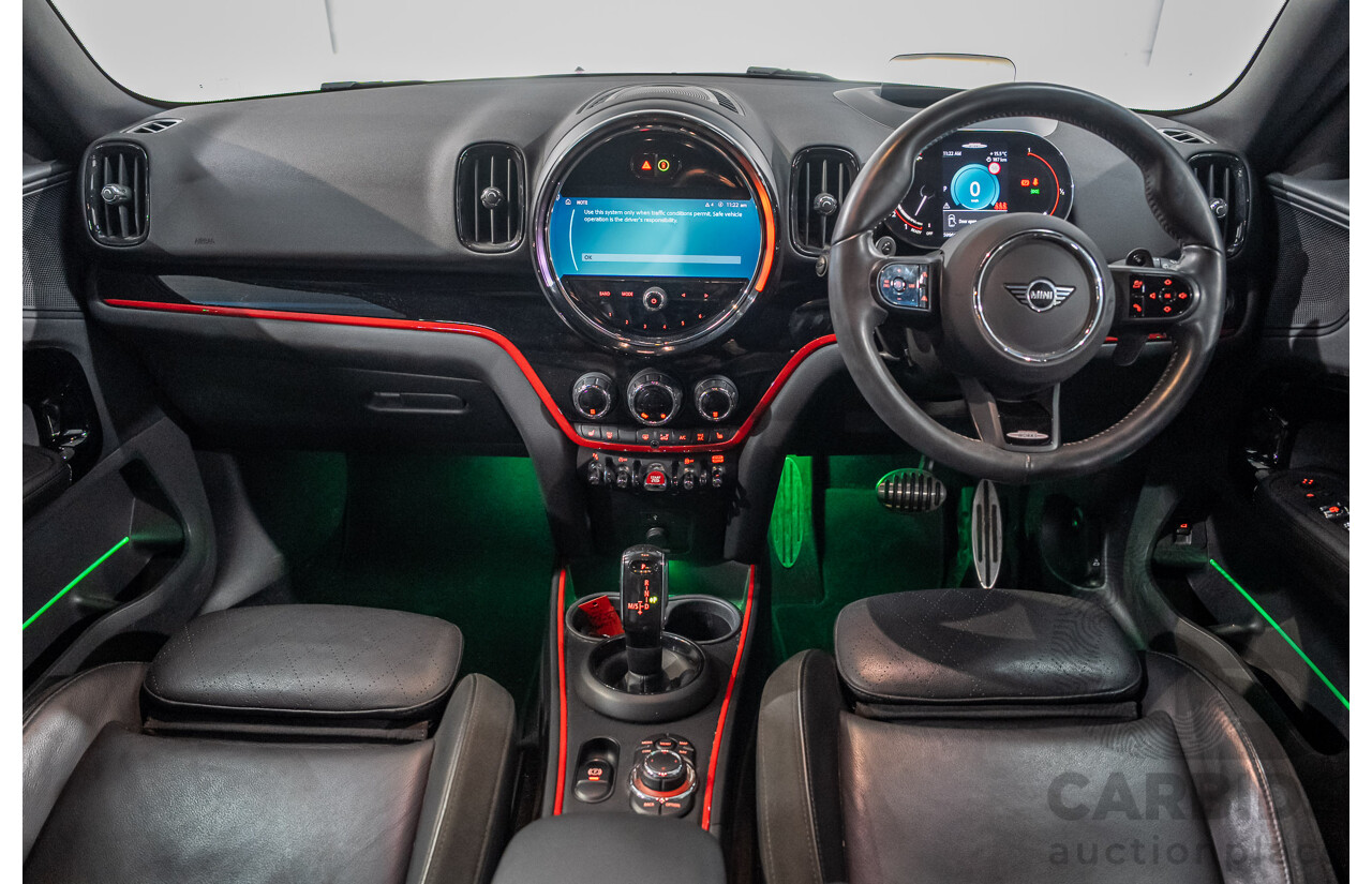 2/2022 Mini Countryman John Cooper Works Classic (AWD) F60 5d Wagon Rebel Green / Wrapped Pink Turbo 2.0L