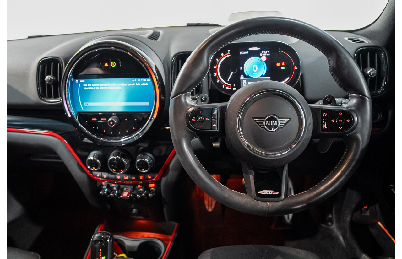 2/2022 Mini Countryman John Cooper Works Classic (AWD) F60 5d Wagon Rebel Green / Wrapped Pink Turbo 2.0L