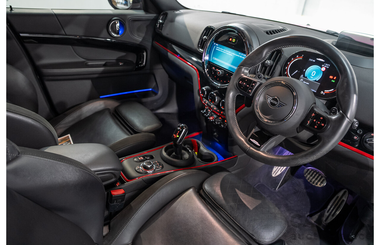 2/2022 Mini Countryman John Cooper Works Classic (AWD) F60 5d Wagon Rebel Green / Wrapped Pink Turbo 2.0L