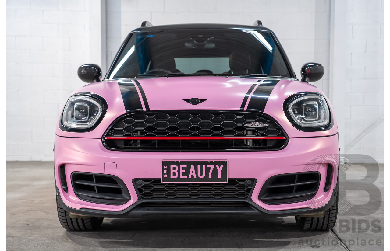 2/2022 Mini Countryman John Cooper Works Classic (AWD) F60 5d Wagon Rebel Green / Wrapped Pink Turbo 2.0L