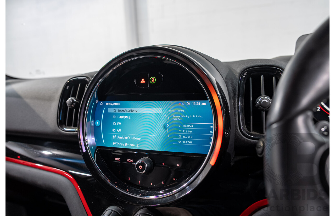 2/2022 Mini Countryman John Cooper Works Classic (AWD) F60 5d Wagon Rebel Green / Wrapped Pink Turbo 2.0L