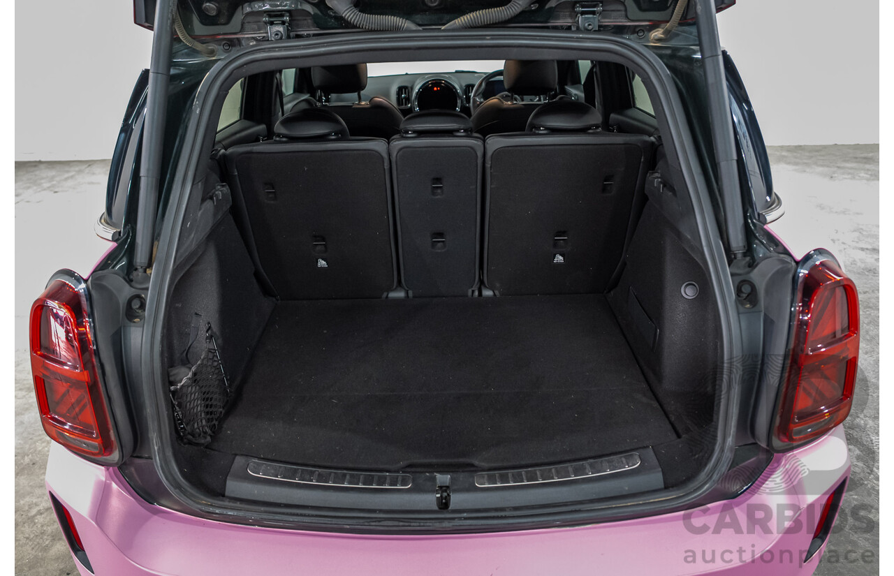 2/2022 Mini Countryman John Cooper Works Classic (AWD) F60 5d Wagon Rebel Green / Wrapped Pink Turbo 2.0L