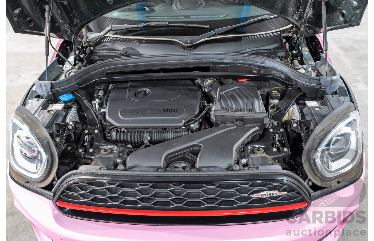 2/2022 Mini Countryman John Cooper Works Classic (AWD) F60 5d Wagon Rebel Green / Wrapped Pink Turbo 2.0L