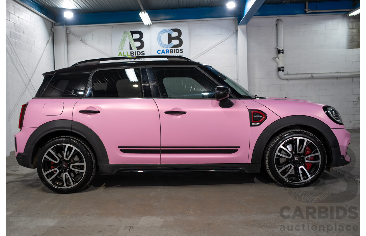 2/2022 Mini Countryman John Cooper Works Classic (AWD) F60 5d Wagon Rebel Green / Wrapped Pink Turbo 2.0L