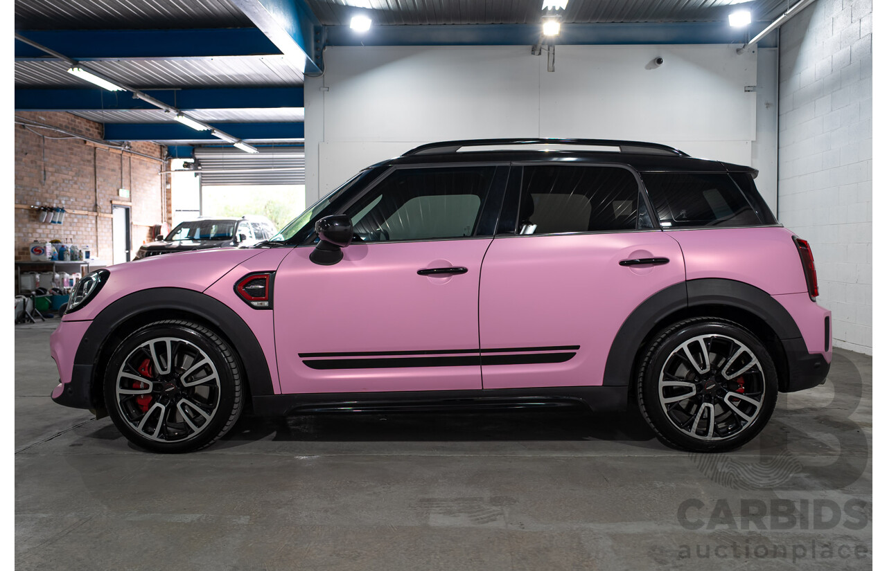 2/2022 Mini Countryman John Cooper Works Classic (AWD) F60 5d Wagon Rebel Green / Wrapped Pink Turbo 2.0L