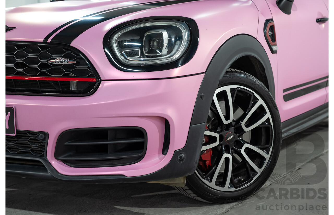 2/2022 Mini Countryman John Cooper Works Classic (AWD) F60 5d Wagon Rebel Green / Wrapped Pink Turbo 2.0L