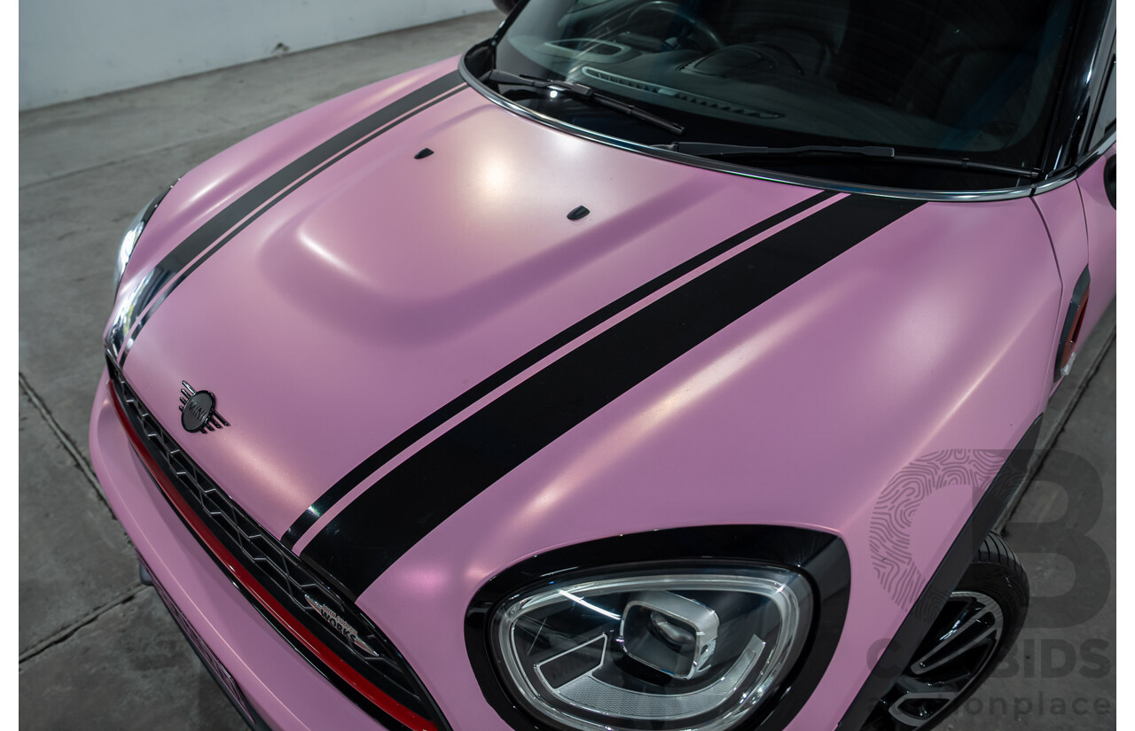 2/2022 Mini Countryman John Cooper Works Classic (AWD) F60 5d Wagon Rebel Green / Wrapped Pink Turbo 2.0L
