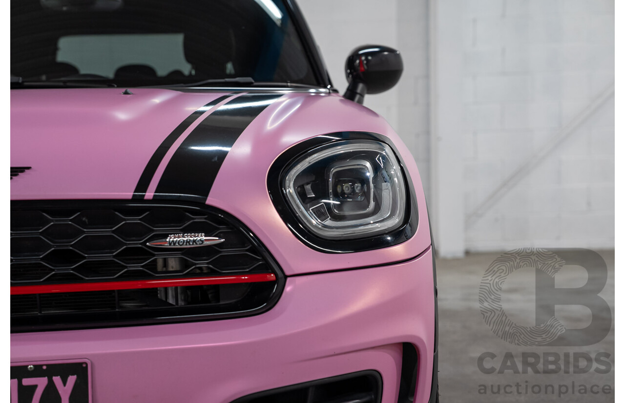 2/2022 Mini Countryman John Cooper Works Classic (AWD) F60 5d Wagon Rebel Green / Wrapped Pink Turbo 2.0L