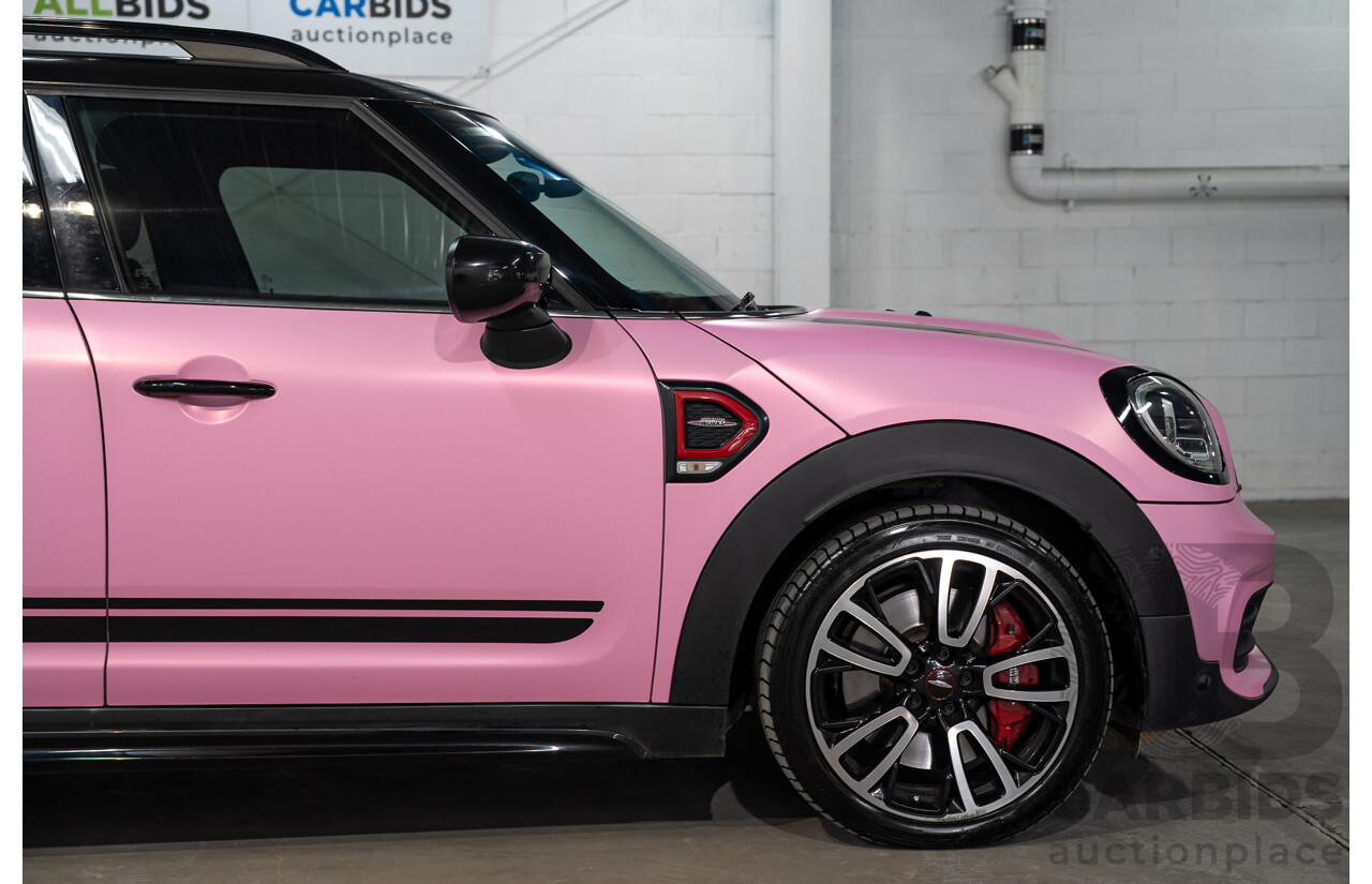 2/2022 Mini Countryman John Cooper Works Classic (AWD) F60 5d Wagon Rebel Green / Wrapped Pink Turbo 2.0L
