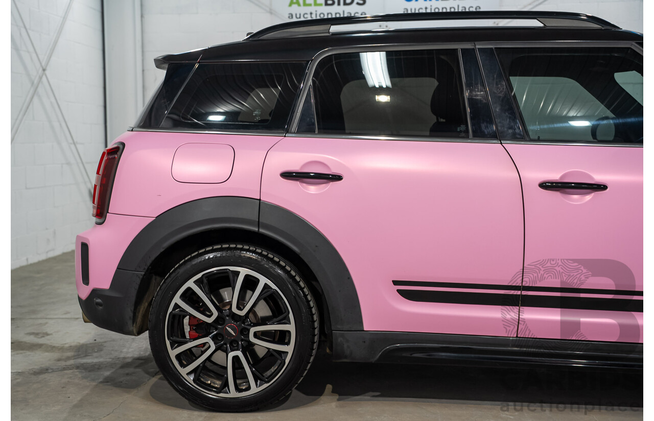 2/2022 Mini Countryman John Cooper Works Classic (AWD) F60 5d Wagon Rebel Green / Wrapped Pink Turbo 2.0L