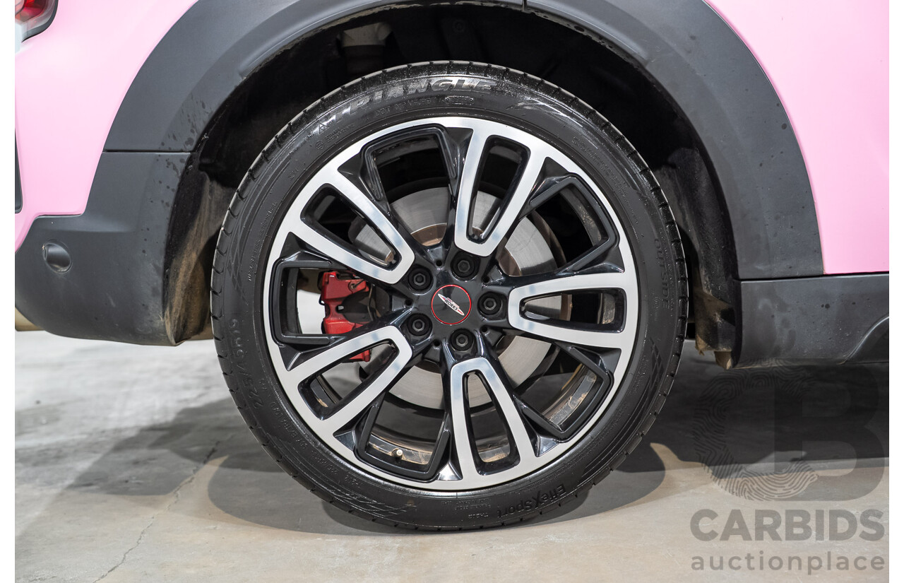 2/2022 Mini Countryman John Cooper Works Classic (AWD) F60 5d Wagon Rebel Green / Wrapped Pink Turbo 2.0L