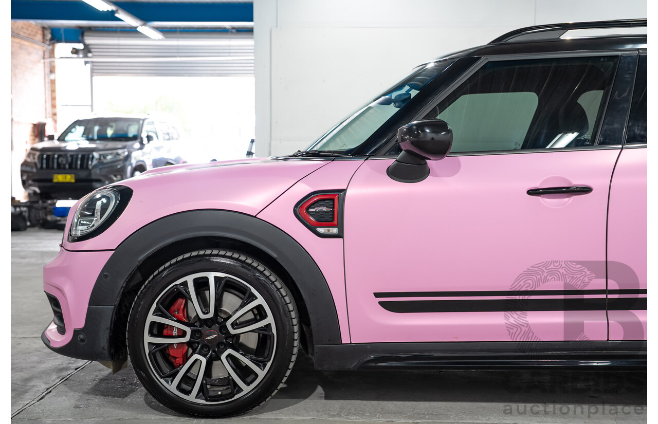 2/2022 Mini Countryman John Cooper Works Classic (AWD) F60 5d Wagon Rebel Green / Wrapped Pink Turbo 2.0L