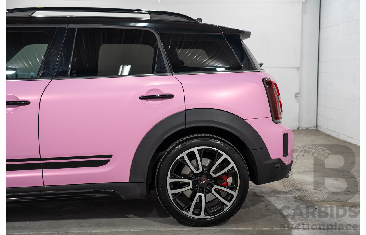 2/2022 Mini Countryman John Cooper Works Classic (AWD) F60 5d Wagon Rebel Green / Wrapped Pink Turbo 2.0L
