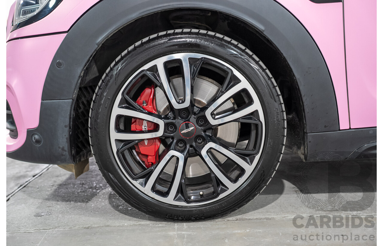 2/2022 Mini Countryman John Cooper Works Classic (AWD) F60 5d Wagon Rebel Green / Wrapped Pink Turbo 2.0L