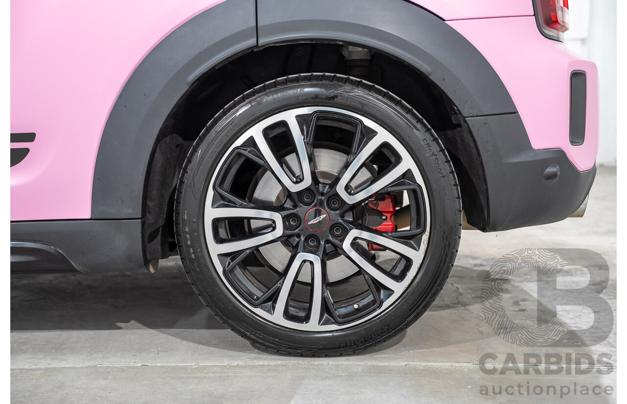 2/2022 Mini Countryman John Cooper Works Classic (AWD) F60 5d Wagon Rebel Green / Wrapped Pink Turbo 2.0L