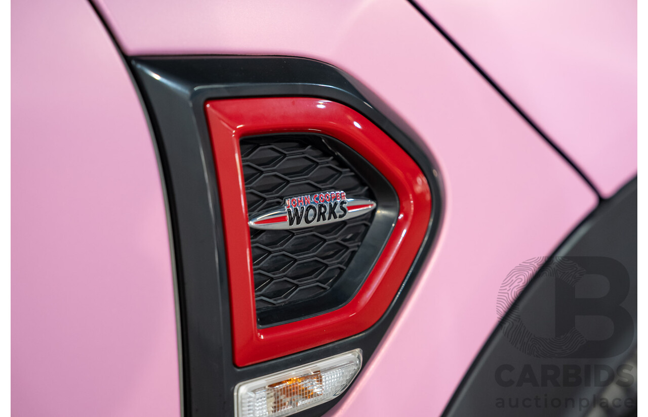 2/2022 Mini Countryman John Cooper Works Classic (AWD) F60 5d Wagon Rebel Green / Wrapped Pink Turbo 2.0L