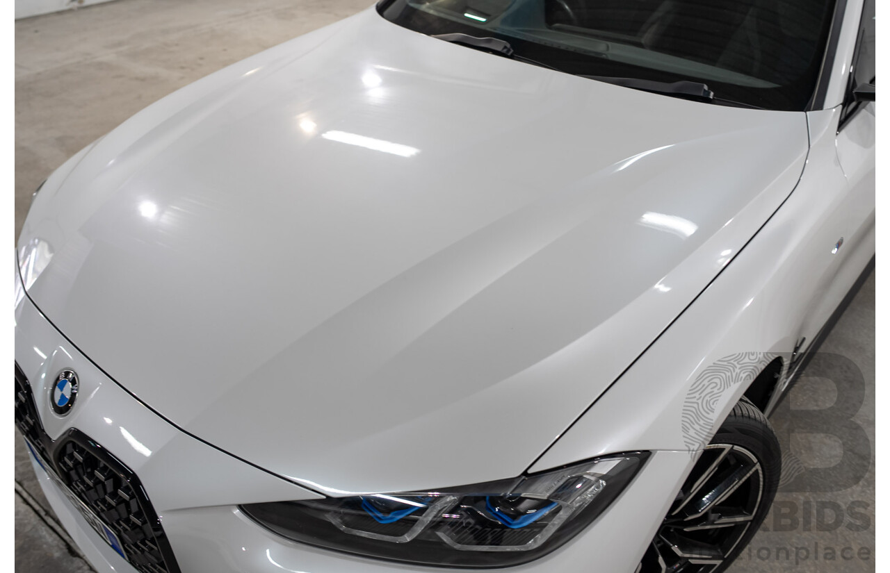 10/2021 BMW 420i M Sport Gran Coupe G26 4D Coupe Mineral Weiss White Metallic Turbo 2.0L